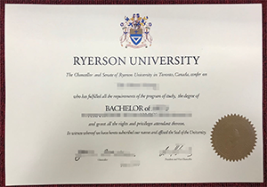 purchase fake diploma of Ryerson University
