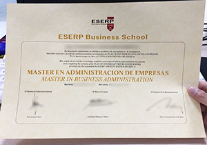 order ESERP Business School degree