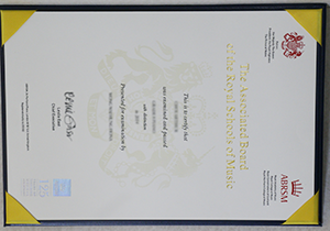 ABRSM degree certificate