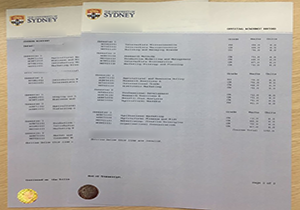 University of Sydney transcript