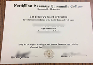 buy fake Northwest Arkansas Community College diploma
