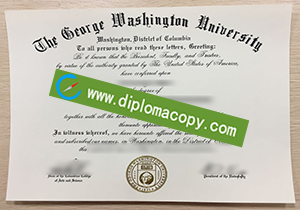 buy fake George Washington University diploma