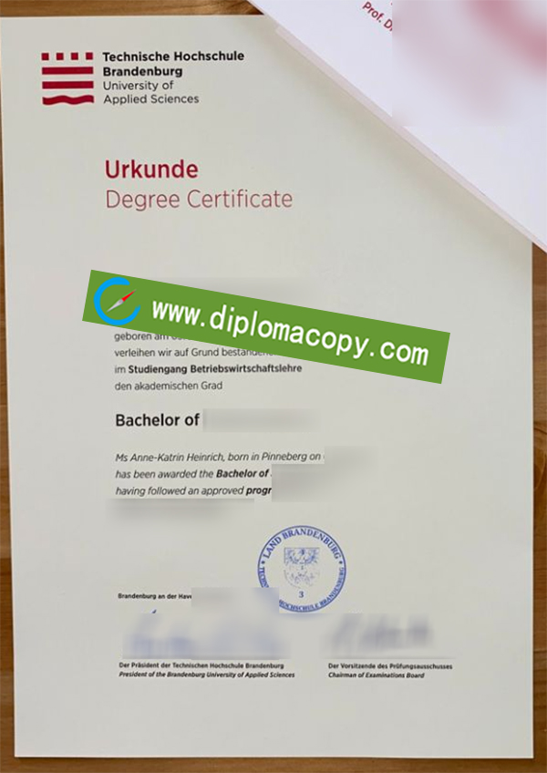 BTU diploma, Brandenburgische Technische Universität degree