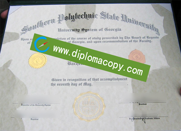 SPSU diploma, Southern Polytechnic State University degree