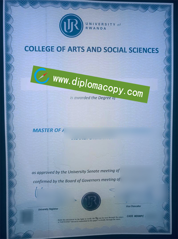 University of Rwanda diploma, University of Rwanda degree