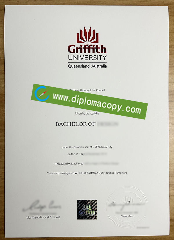 Griffith University diploma, Griffith University degree