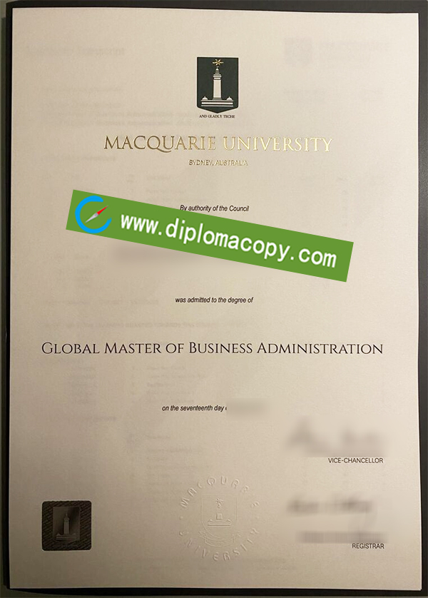 Macquarie University diploma, Macquarie University degree