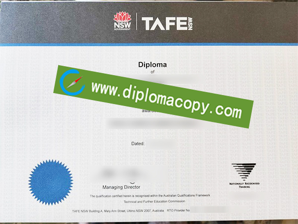 TAFE certificate, TAFE NSW diploma