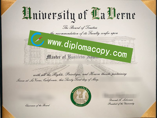 ULV degree, University of La Verne diploma