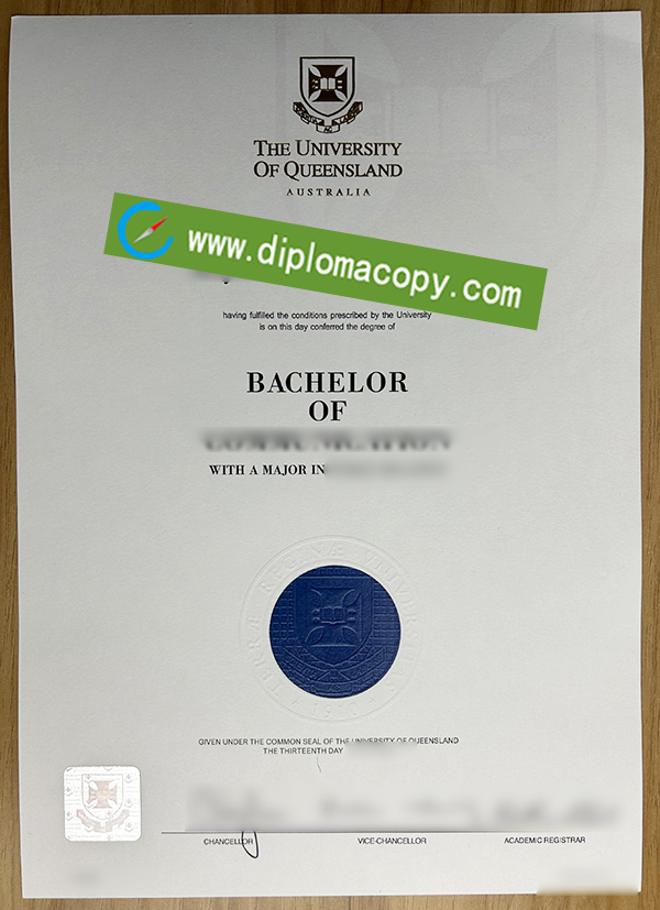 University of Queensland diploma, University of Queensland degree