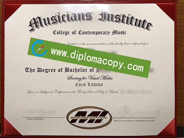 Musicians Institute diploma, Musicians Institute degree