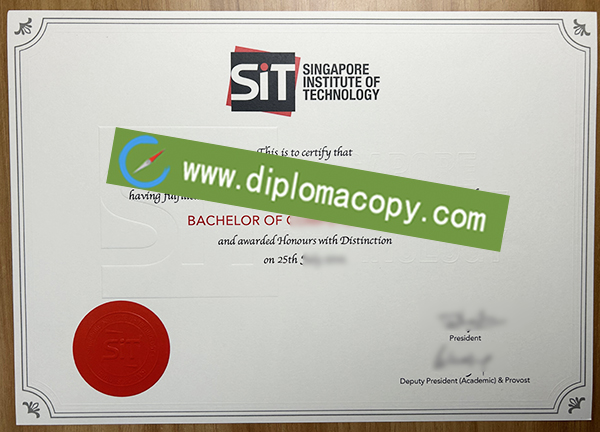 Singapore Institute of Technology certificate, SIT diploma