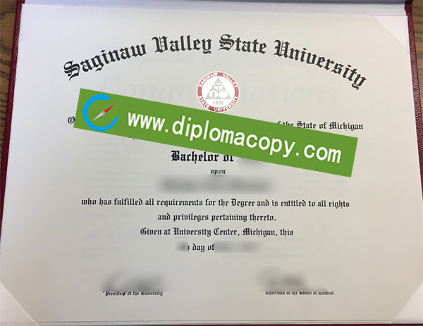 Saginaw Valley State University degree, SVSU diploma