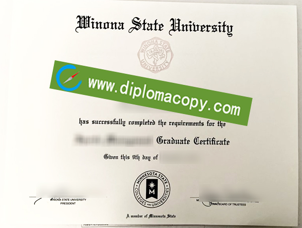Winona State University degree, Winona State University diploma