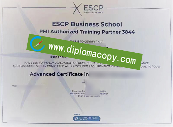 ESCP Business School degree, ESCP diploma