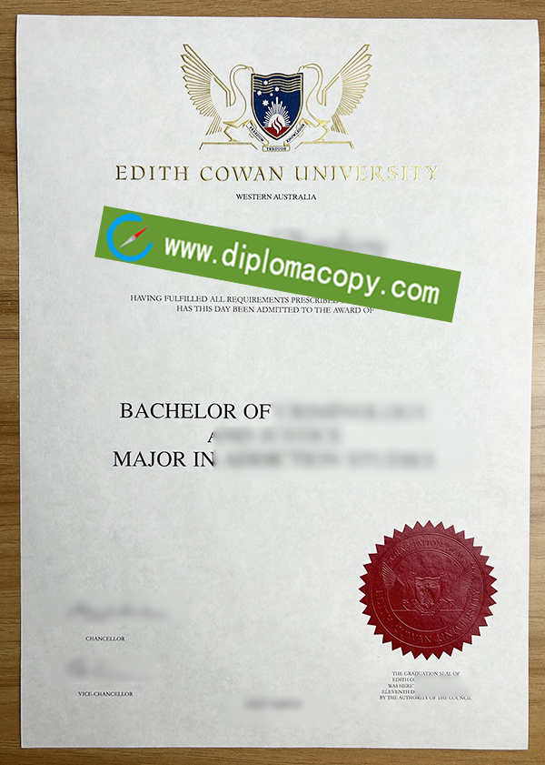 Edith Cowan University degree, ECU diploma