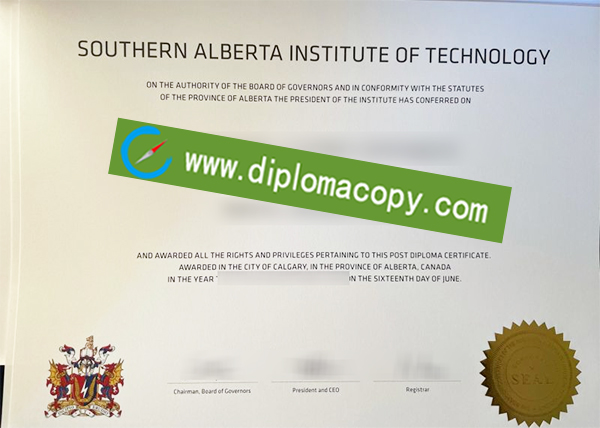 SAIT diploma, Southern Alberta Institute of Technology degree