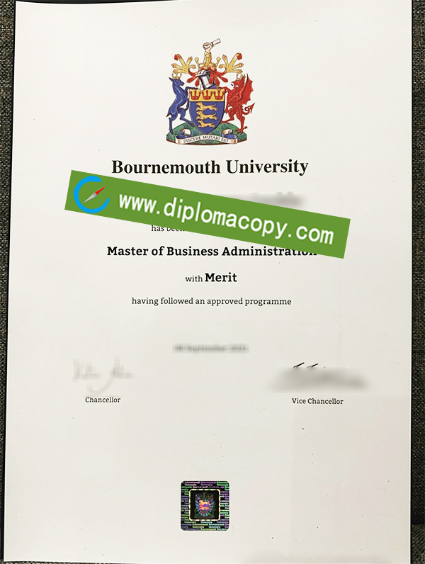 Bournemouth University diploma, Bournemouth University degree