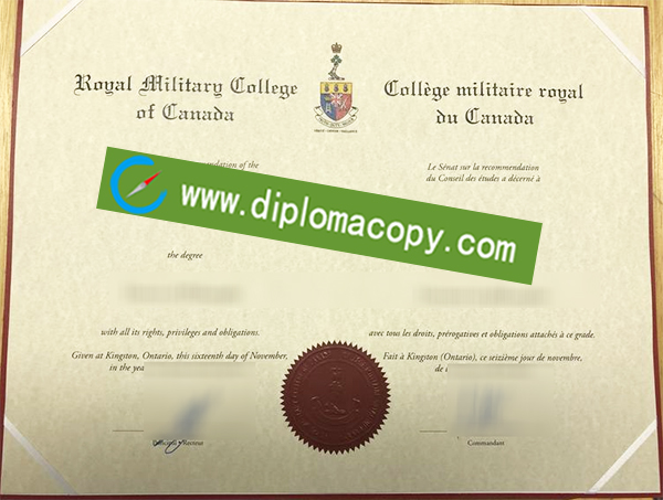 Royal Military College of Canada diploma, RMC degree