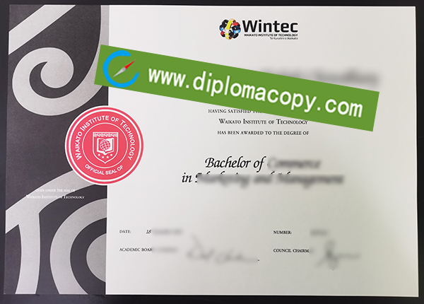 Waikato Institute of Technology degree, Wintec diploma