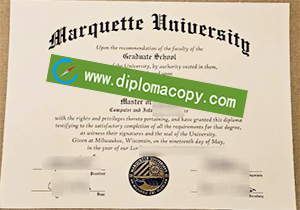 buy fake Marquette University diploma