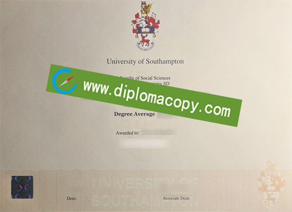 University of Southampton degree, University of Southampton diploma