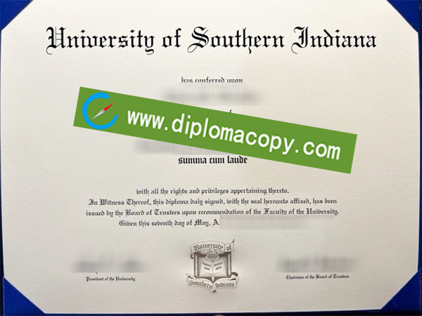 University of Southern Indiana diploam, USI degree