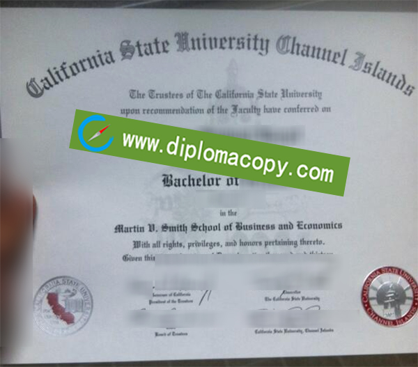 CSU Channel Islands degree, CSUCI diploma