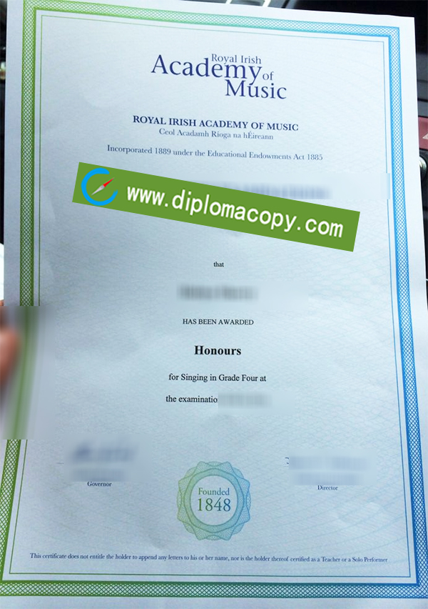 Royal Irish Academy of Music degree, RIAM diploma