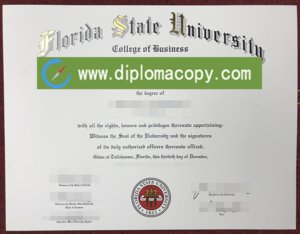 Buy fake FSU diploma