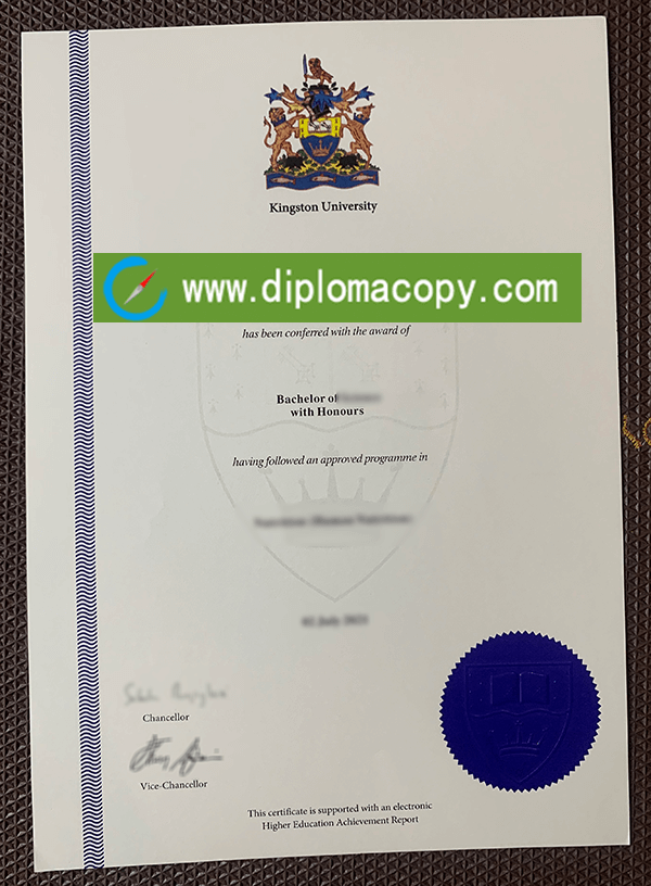 Buy fake Kingston University diploma