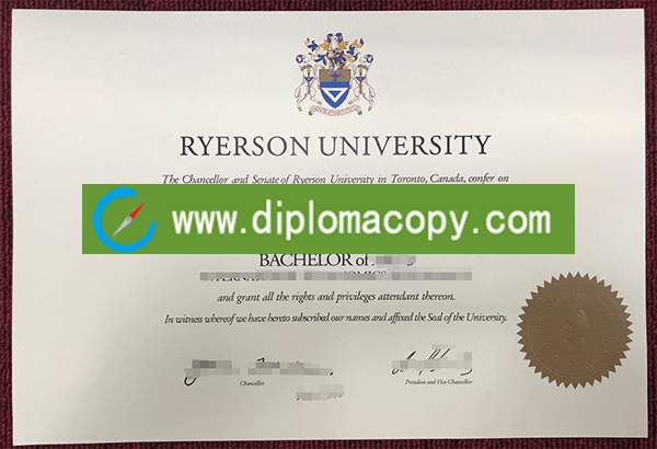 purchase fake diploma of Ryerson University