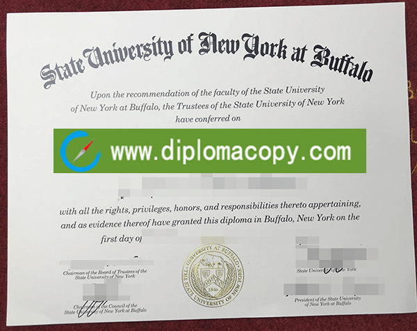 fake diploma of SUNY Buffalo