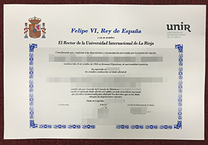 buy International University of La Rioja replica degree