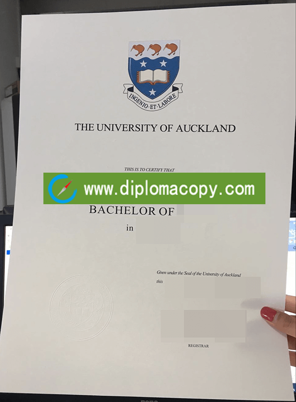 Buy fake University of Auckland degree