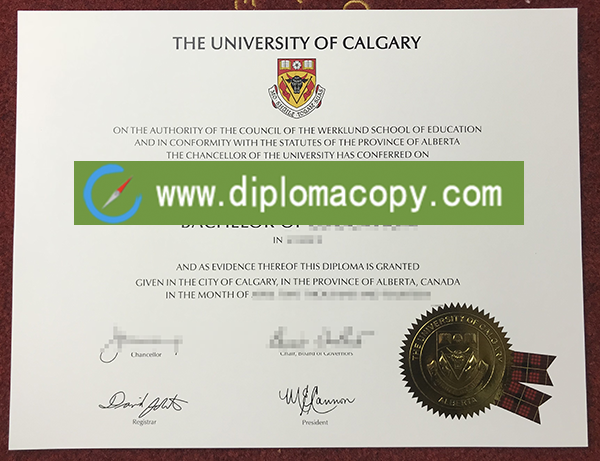 UCalgary fake diploma