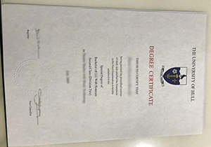 copy diploma of Hull university