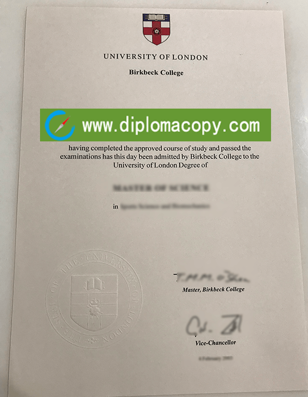 purchase Birkbeck College fake diploma