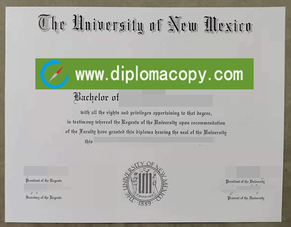 University of New Mexico fake diploma