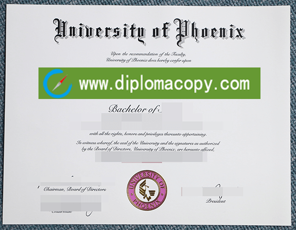 fake diploma of University of Phoenix