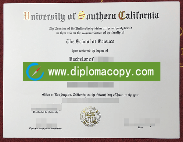 University of Southern California degree