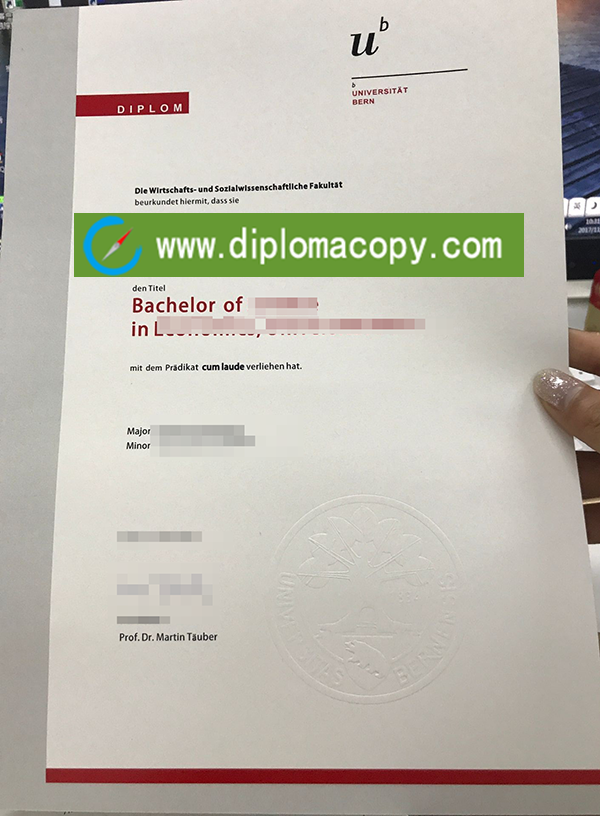 Buy fake University of Bern diploma