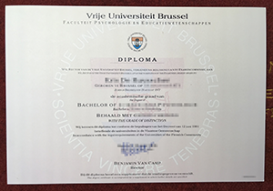 order fake degree of Vrije Universiteit Brussel