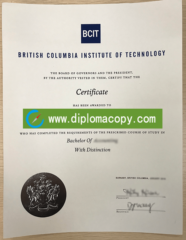 BCIT diploma