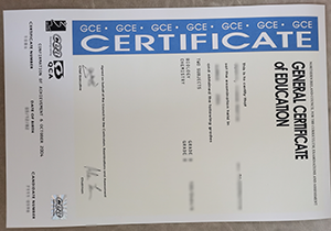Buy fake CCEA GCE certificate