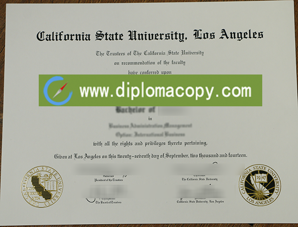 Buy fake CSULA diploma