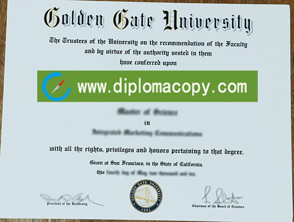 Buy fake GGU diploma
