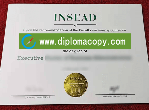 buy fake INSEAD diploma