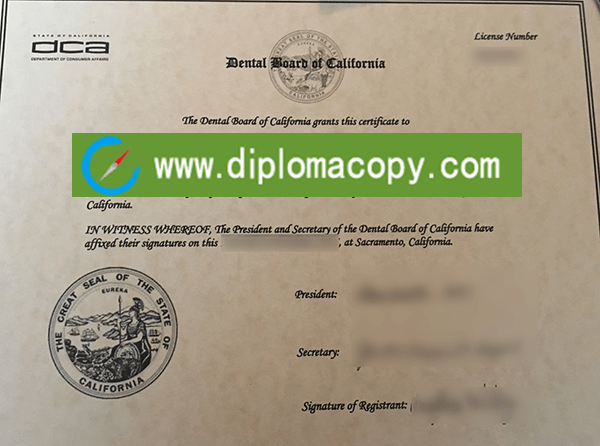 buy DCA certificate