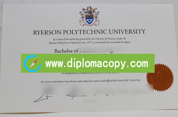 Buy fake Ryerson Polytechnic University degree